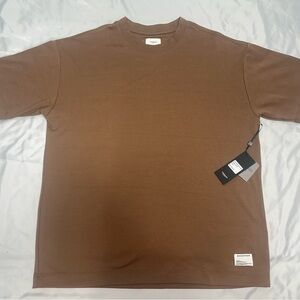 NWT Reserved Brown Short Sleeve Tee